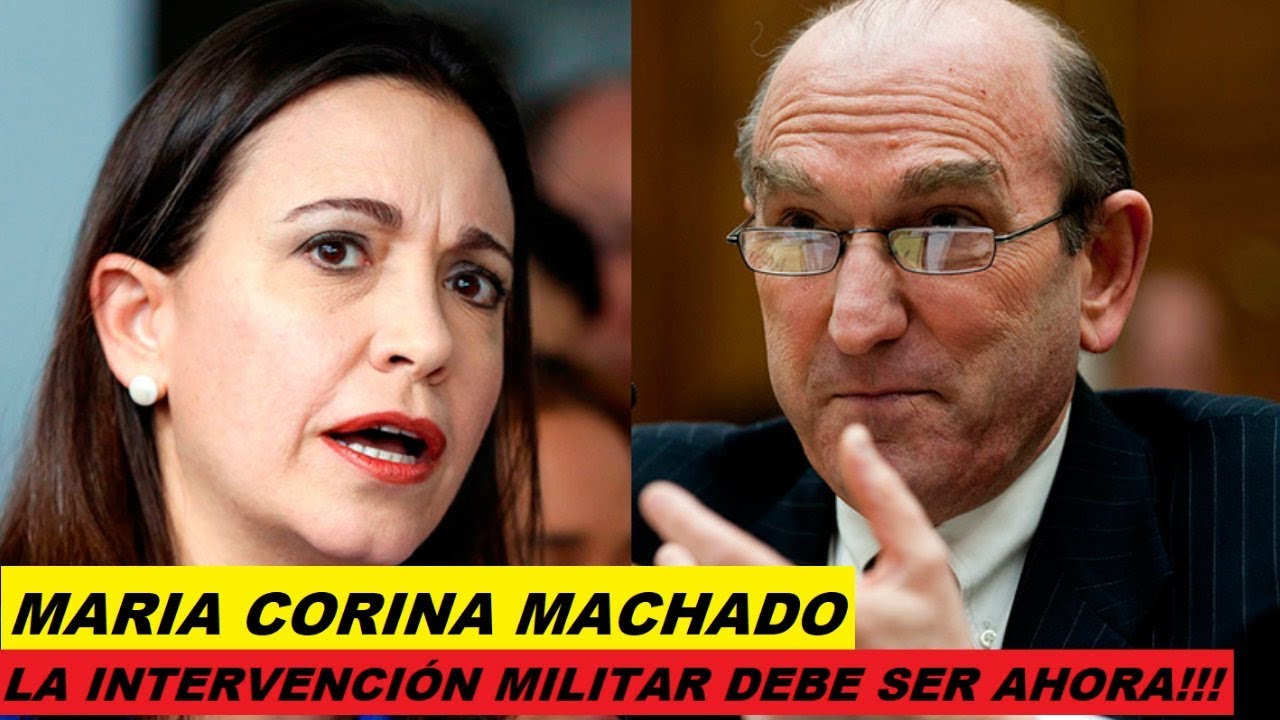 MARIA CORINA MACHADO A ELLIOTT ABRAMS LA INTERVENCION MILITAR DEBE SER YA!!!