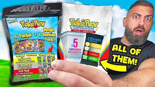 I Opened EVERY PokeRev Pack EVER MADE!