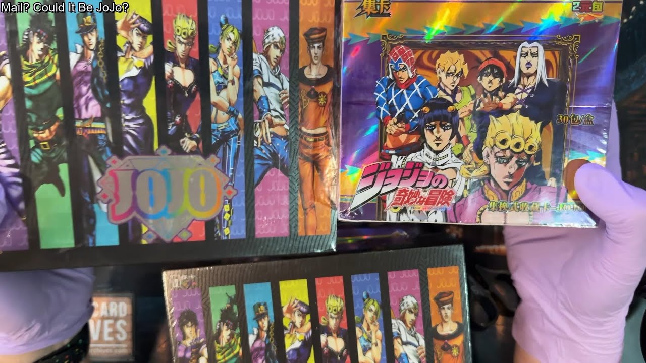 ✨ Mail and JoJo's Bizarre 60 Minutes of Stardust Anime Cards ✨
