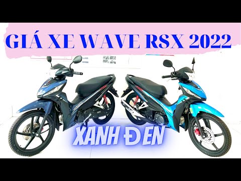 Video Review Chi Tiết Và Báo Giá Wave RSX 2022 Màu XANH ĐEN - youtube