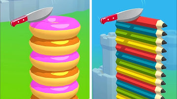 Slice It All Gameplay! Satisfying and Relaxing ASMR Slicing Video NEW UPDATE