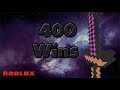 400 WINS!!!! Roblox skywars