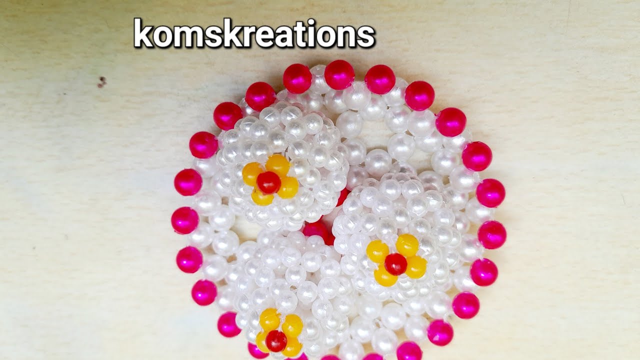 Beads laddu, பாசியில் கொழுக்கட்டை. komskreations, komathi sekar.