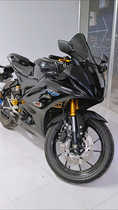 Indo Yamaha R15 V4 Black Colour #shorts #r15v4 #r15v4black #yamahar15v4 #newtoyou #ajshohan