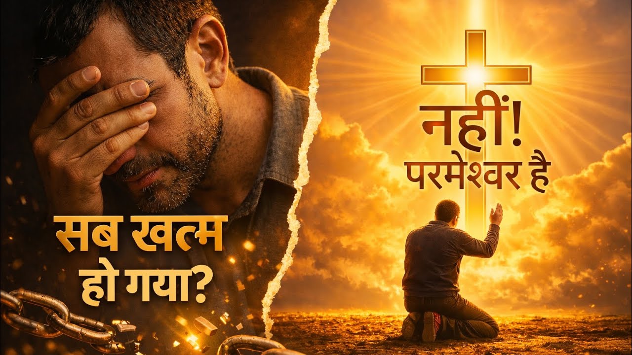 सब खत्म हो गया? नहीं! परमेश्वर है | ज़ंजीरों से आज़ादी | टूटे जीवन के लिए आशा| Powerful Hindi Sermon