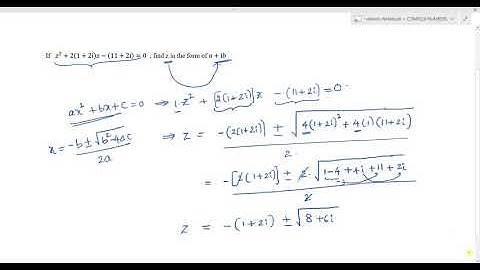 If z^2+2(1+2ⅈ)z -(11+2ⅈ)=0  , find z in the form of a+ⅈb #complex numbers #IIT JEE mains question