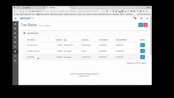 Add state tax zones to opencart 2.0