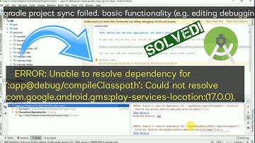 ERROR: Unable to resolve dependency for 