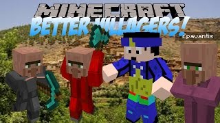 Minecraft | Better Villagers mod! (farmers, miners and wood-cutters) | Mod Showcase [1.7.10] screenshot 1
