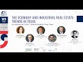 Webinar series   the economy and industrial real estate  trends in texas