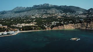 Relaxing Drone Flight Over Altea And Alicante, Spain