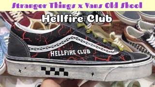 Stranger Things x Vans Old Skool Hellfire Club