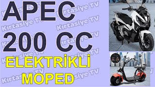 Apec 200 Cc Benzi̇nli̇ Motosi̇klet Volta Elektri̇kli̇ Moped 12 Eylül 2024 A101