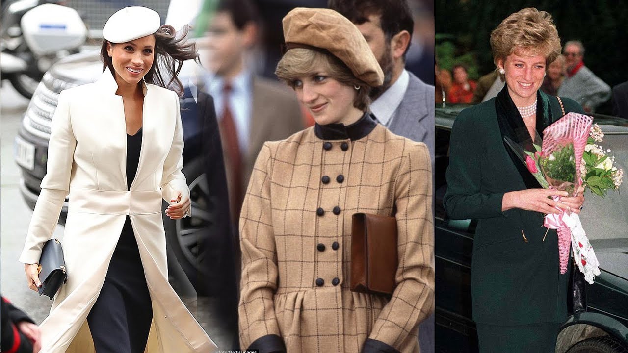 Meghan's touching TRIBUTE to Diana in white coat & beret by two of princess' favourite designers