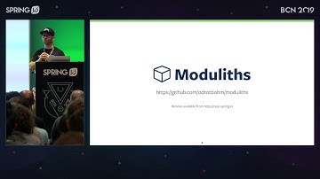 Building better monoliths – Implementing modulithic applications with Spring by Oliver Drotbohm