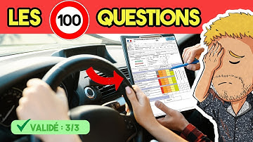 Les 100 QUESTIONS du Permis : les (bonnes) réponses à donner !