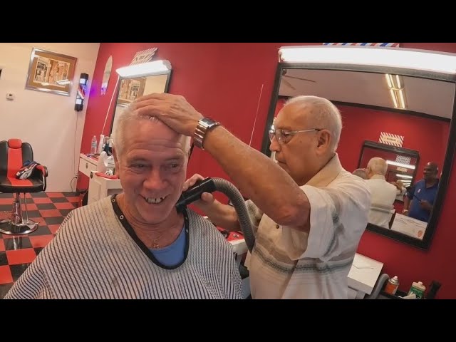 91-year-old barber opens Bob's Old Fashioned Barber Shop in