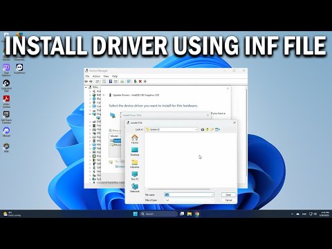 How To Manually Install a Driver Using a INF File in Windows 11 - Easy Fix