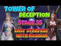 Tower Of Deception Stage 35 All Tags - Easy Strategy With A0 Rosalia | Watcher Of Realms