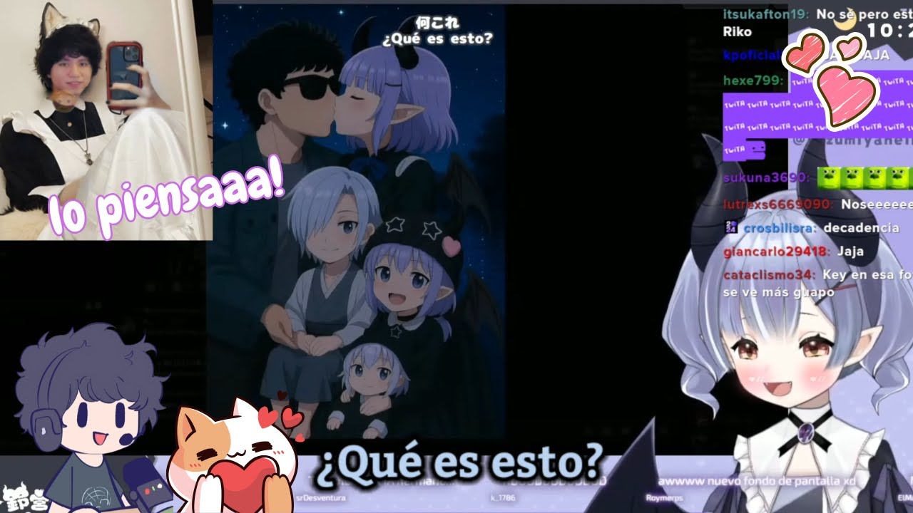 Key Reacciona a Un Fanart ia de el y Neirita 💕con Hijos Nara y Ayaka mis Padres