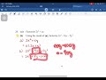 F2 Ch.4 Factorization ReEx Q26