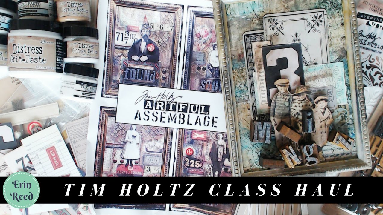 Tim Holtz Ideaology Collage Paper - How To Transfer To Fabric 