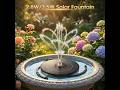 Solar Fountain Pump Kit #shorts #garden #diy #solar #birds #landscaping #backyard #nature #hacks