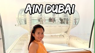 AIN DUBAI | Dubai Eye | World&#39;s Tallest and Largest Observation Wheel- Bluewaters Island