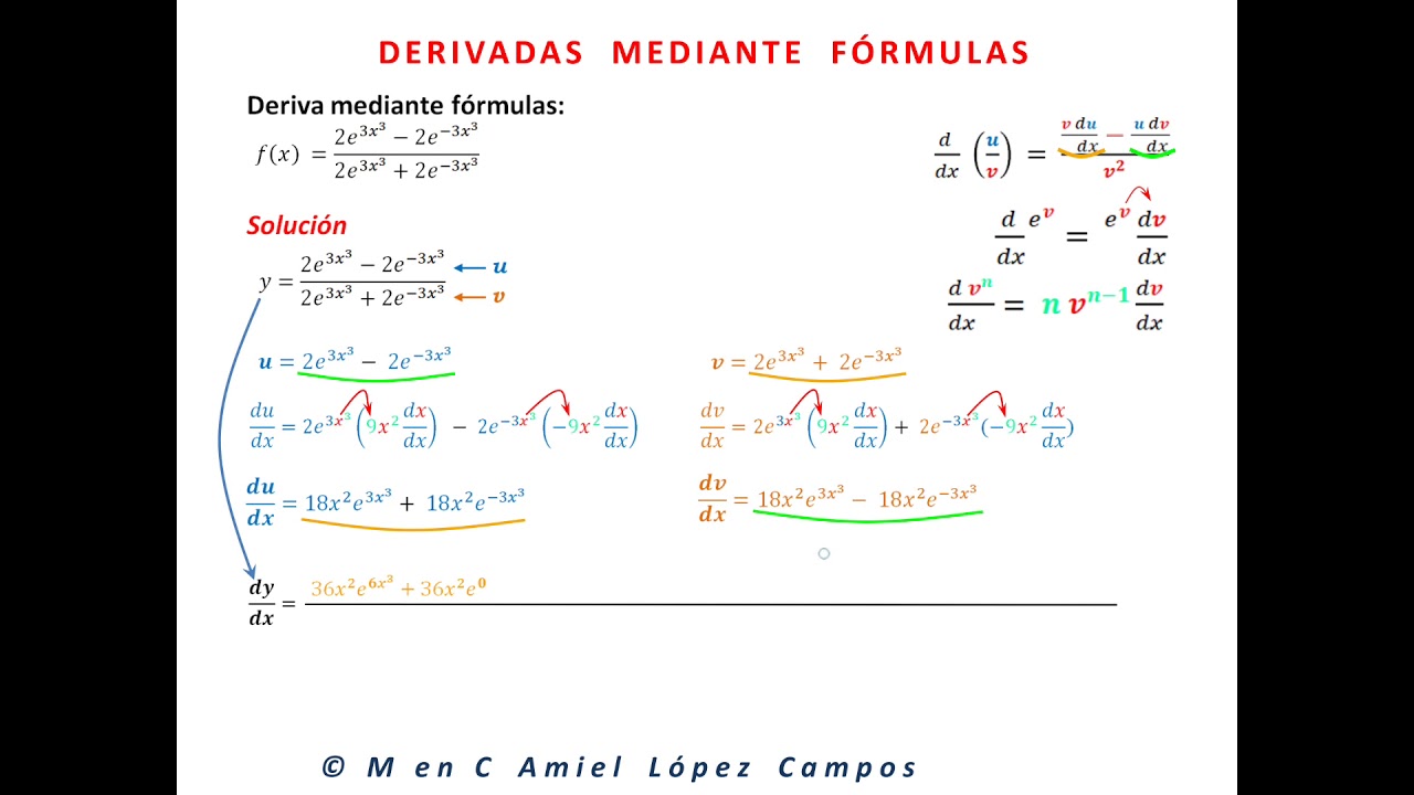 Derivadas Trascendentales (2da Parte) YouTube