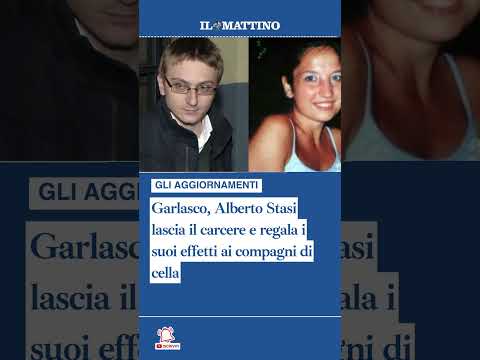 Video Garlasco, Alberto Stasi lascia il carcere e regala i suoi effetti ai compagni