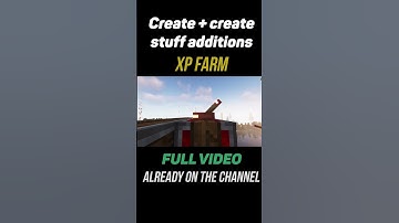 Farm construction. 2 part. Create stuff additions XP FARM 1.19.2-1.20.1 (minecraft java edition)