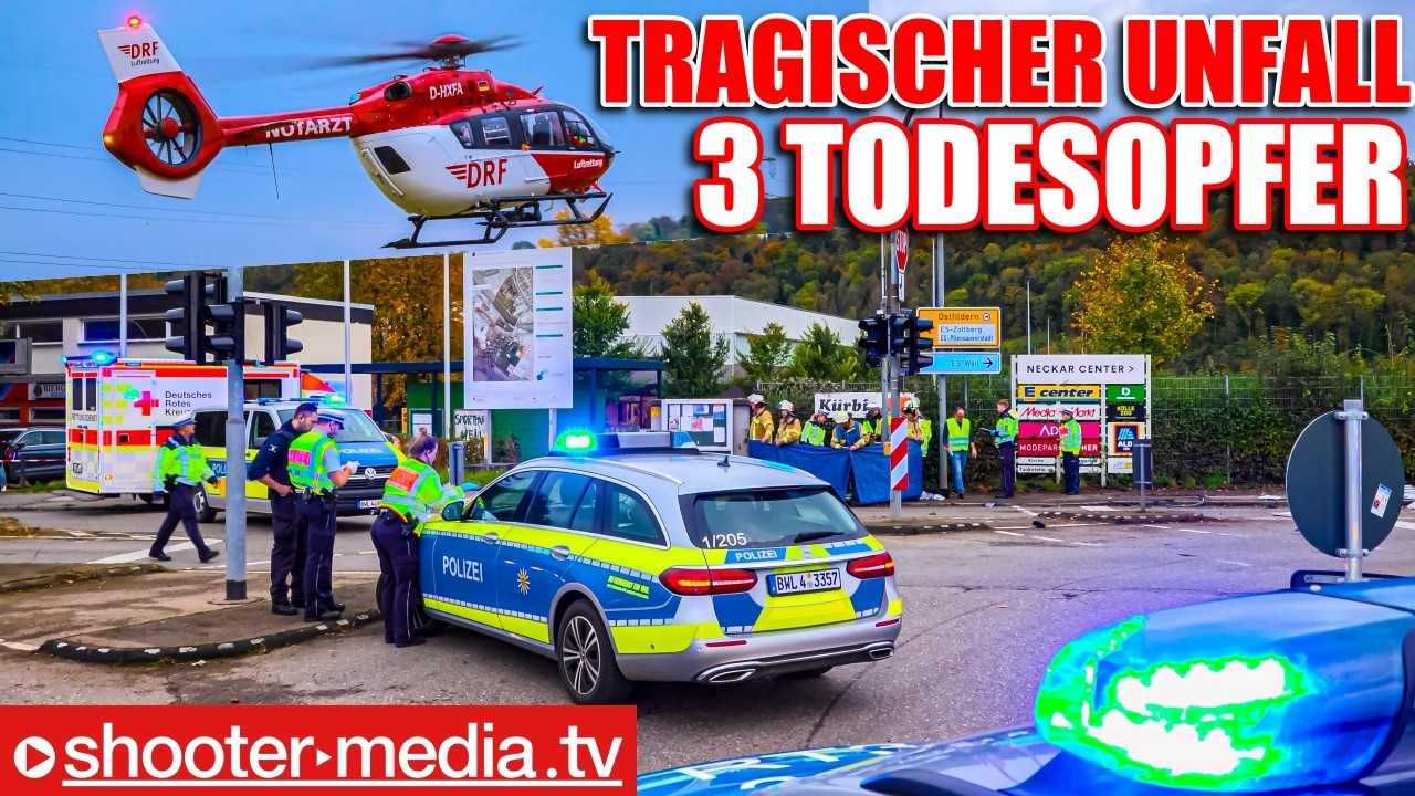 ❌  3 TODESOPFER bei TRAGISCHEM UNFALL  ❌ | 🚨  Großeinsatz für die Rettungskräfte  🚨