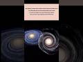 Galactic Collision: Milky Way vs. Andromeda #universe #galaxies