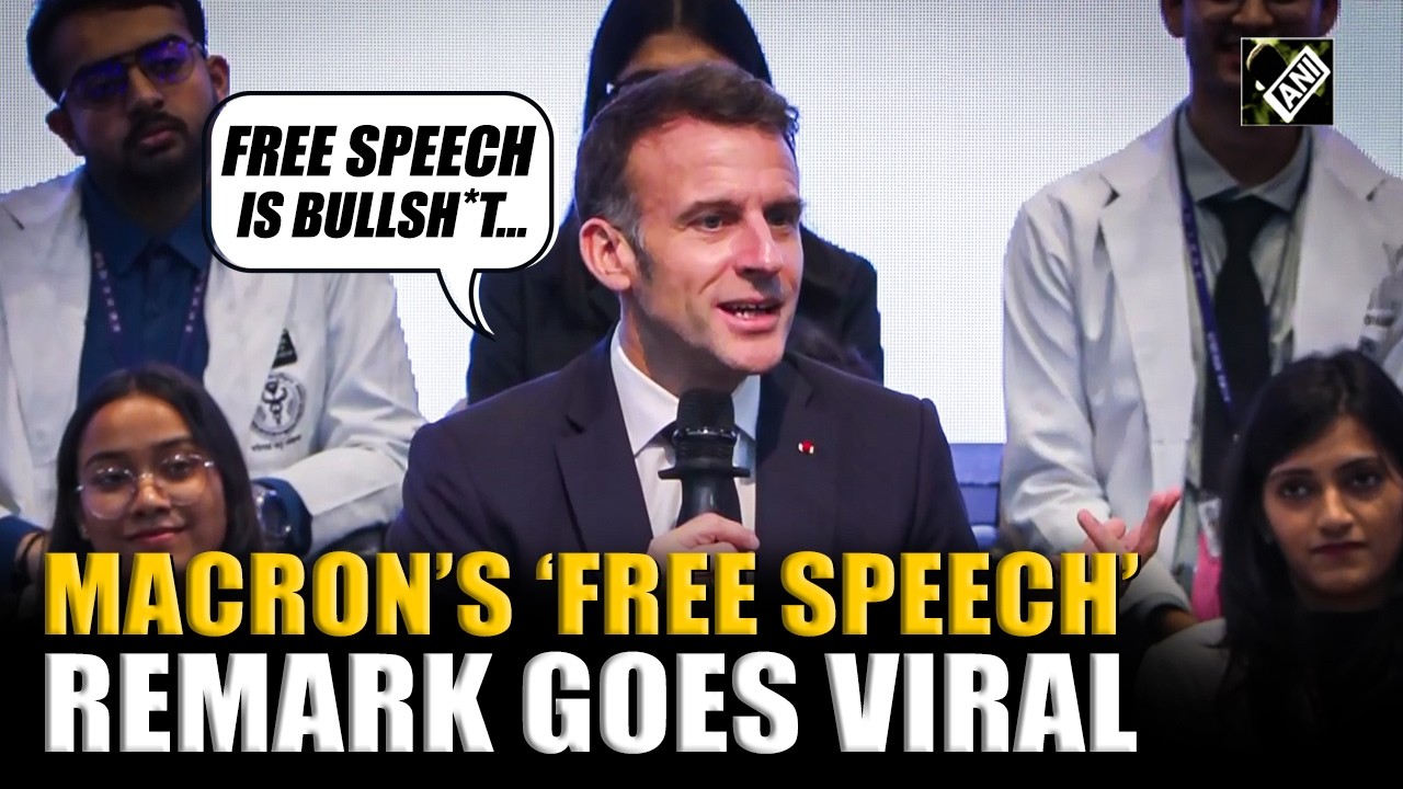 «Свобода слова — это чушь…» Заявление президента Франции Макрона о «свободе слова», сделанное во ...