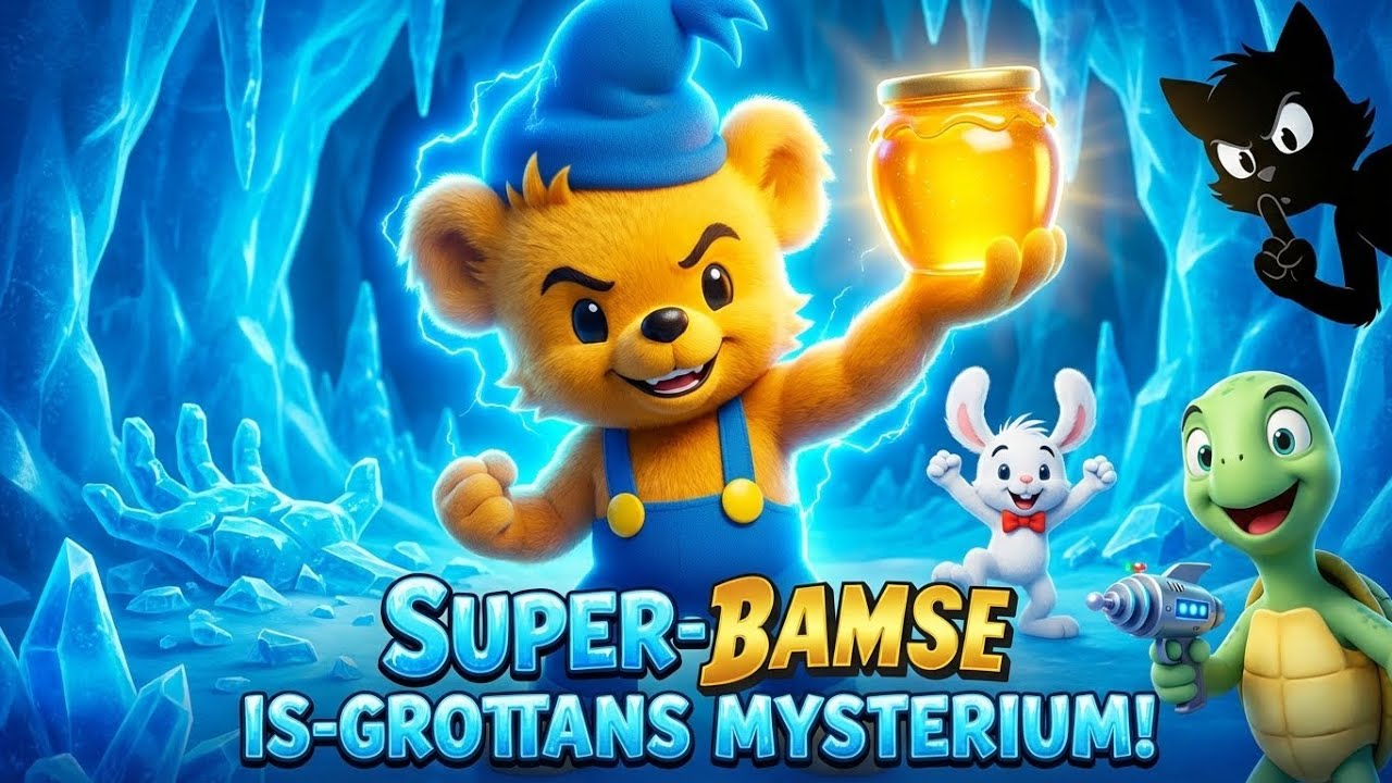 Bamse och mysteriet i isgrottan: Sista fighten mot Sommarskuggan! 🐻❄️⚡️