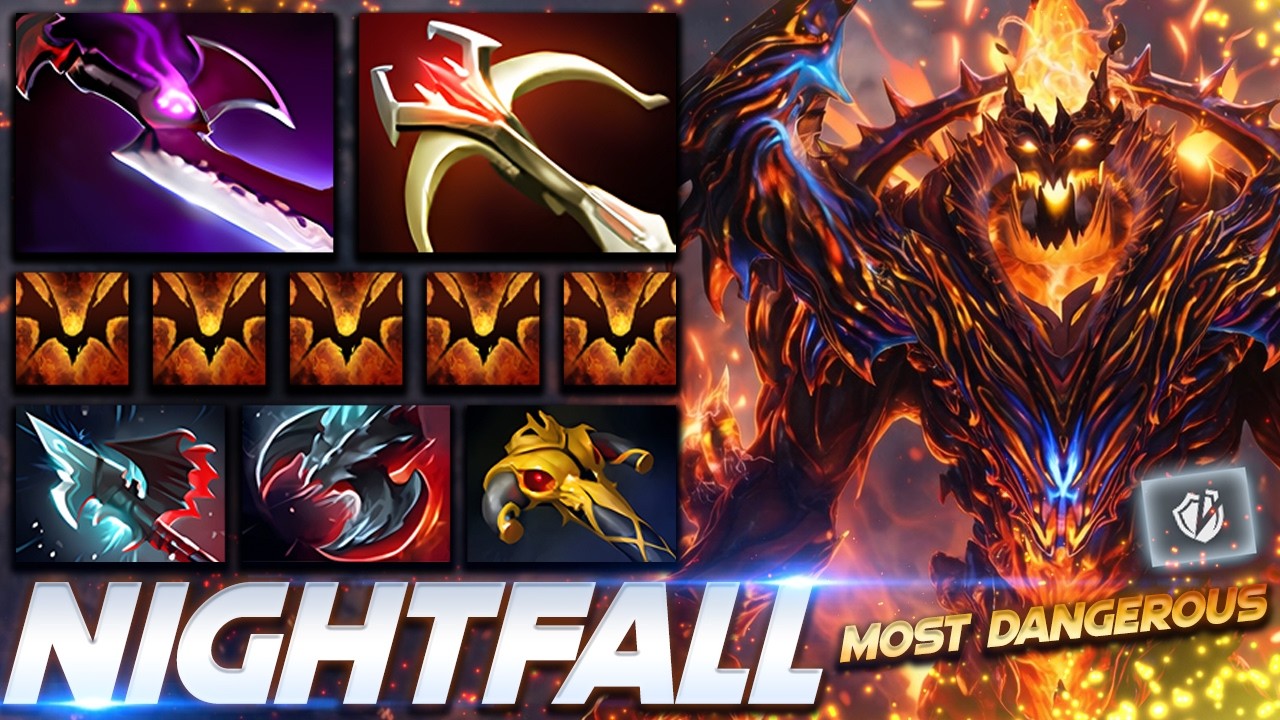 Nightfall Shadow Fiend Nevermore - Dota 2 Pro Gameplay [Watch & Learn]