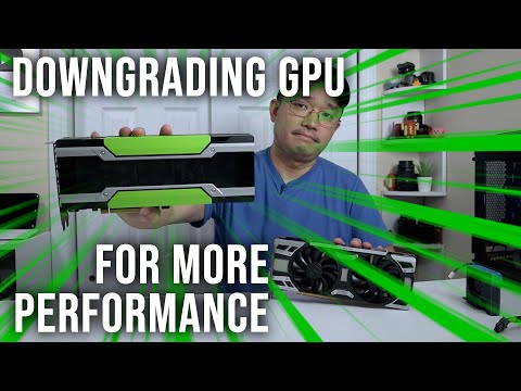 Downgrading My GPU For More Performace