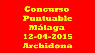 Silvestrismo Diana-Puntuable de Malaga 12-04-2015