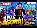 🎮 LIVE AGORA: JOGOS ALEATÓRIOS DE ROBLOX! QUAIS JOGOS VAMOS JOGAR HOJE?