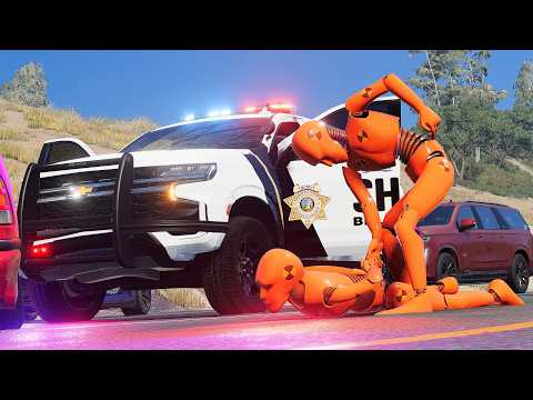 Car Crash Caused by Texting Driver.. | BeamNG Movie - Emergency Stories #101