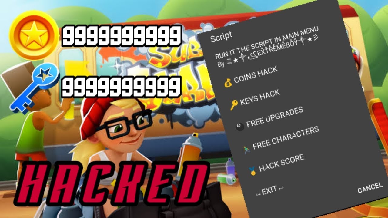 Subway surfers script V2 - LUA scripts - GameGuardian