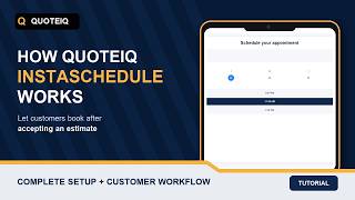 How to Set Up QuoteIQ InstaSchedule (Complete Tutorial 2026)