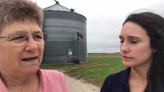 Lori Elliot Testing Corn Moisture and Storage