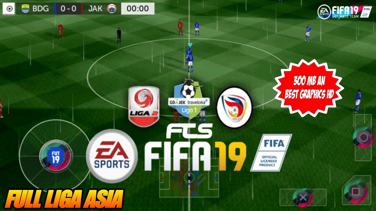 NEW!! DOWNLOAD FTS 19 MOD FIFA 19 FULL LIGA ASIA