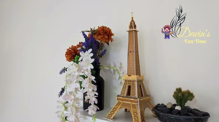 3D Puzzle LX 301 Eiffel Tower Puzzle/ 3D/ Fun Time / ‎@Davin's Fun Time 
