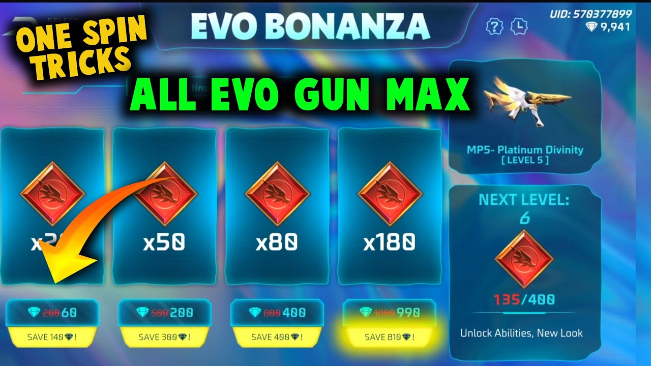 FREE FIRE NEW EVO BONANZA EVENT | FREE FIRE NEW EVENT | EVO GUN TOKEN ...