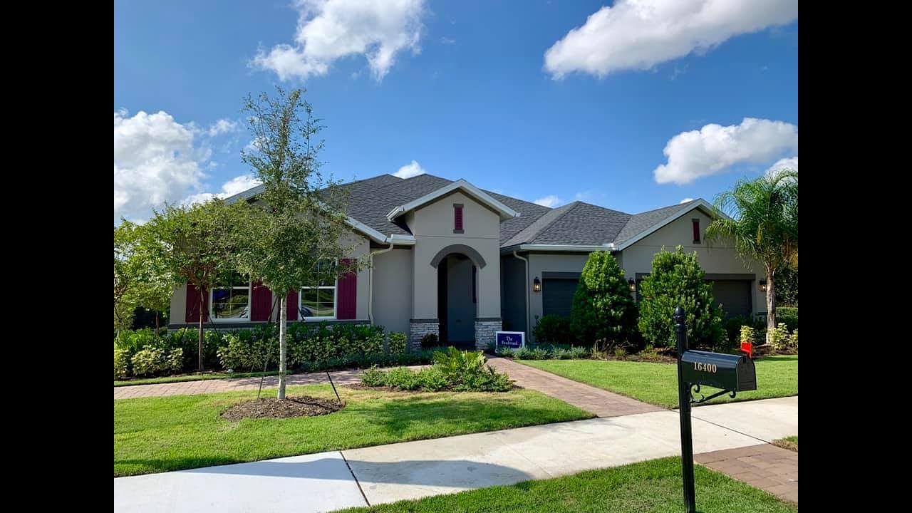 Clermont New Model Homes John’s Lake Landing by David Weekley Homes 2019 Boulevard Model