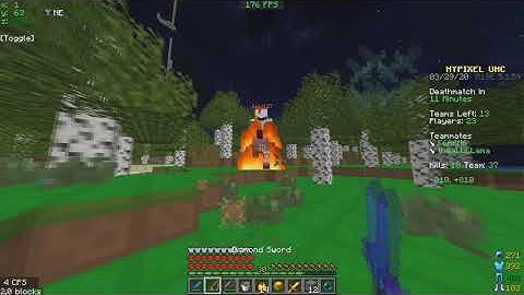 Hypixel UHC Highlights #14 "Teams kill-record (57 kills)