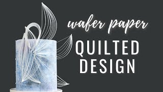 Quilled Wafer Paper Cake Design Tutorial | Florea Cakes