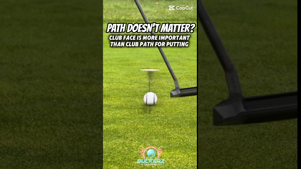 Why Club Path Doesn’t Control Your Putt | Club Face Is Everything #shorts #clubface #clubpath